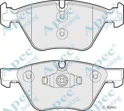 APEC BRAKING pad1699 -  Комплект тормозных колодок, дисковый тормоз